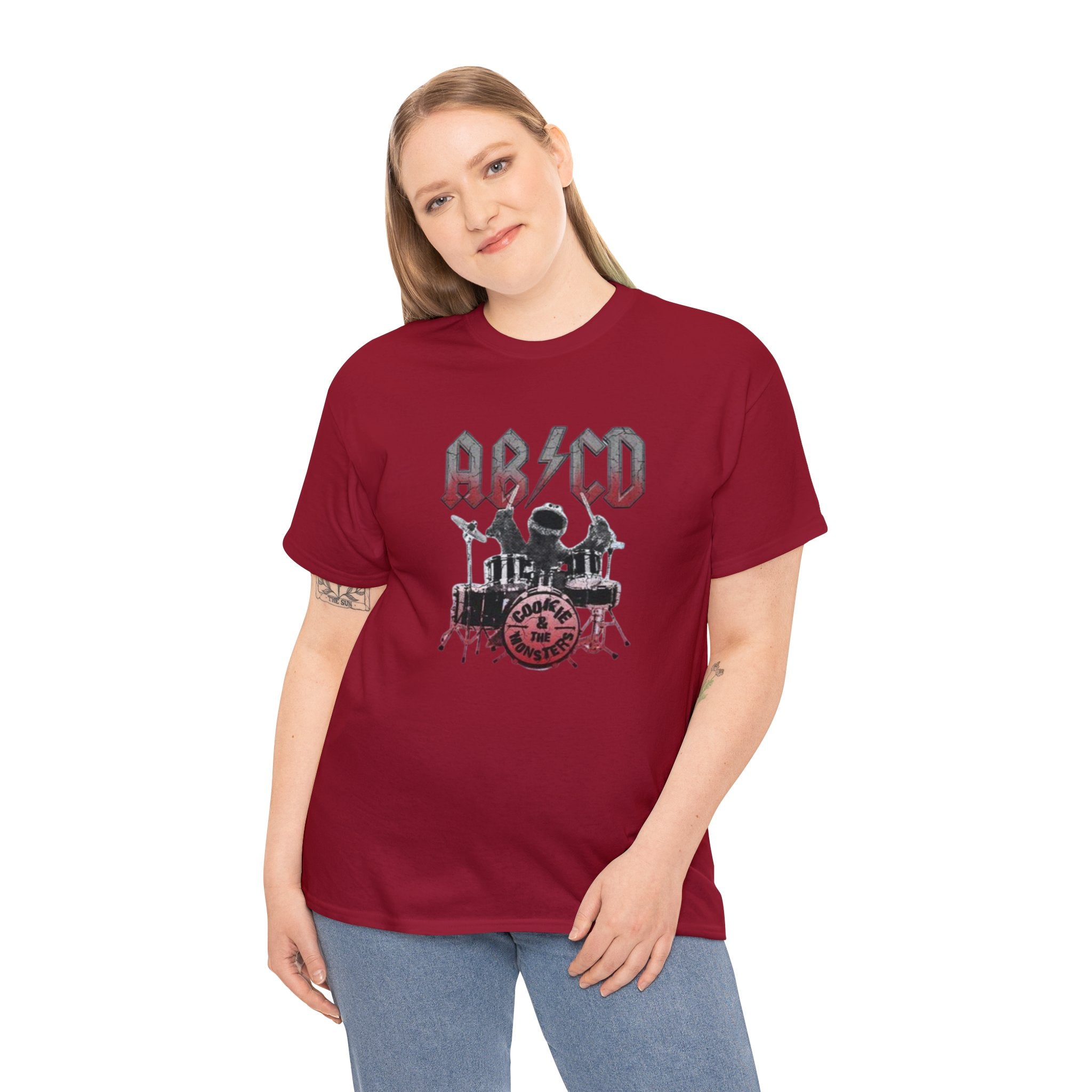 AC DC- Unisex Heavy Cotton Tee - Creations by Chris and Carlos